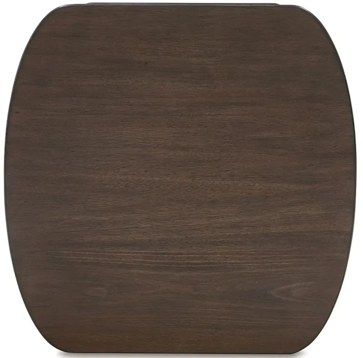 Korestone - Dark Brown - Square End Table