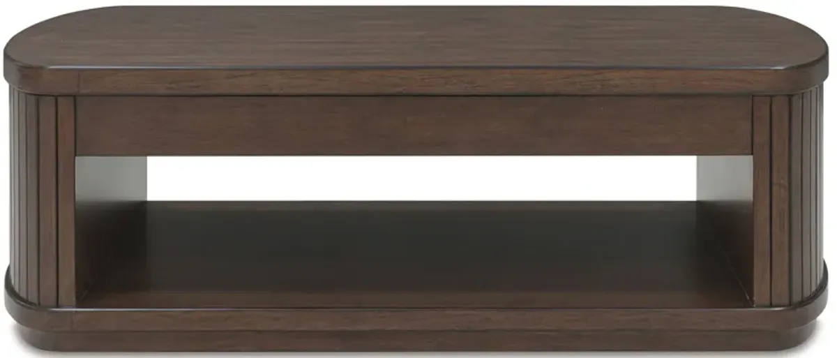 Korestone - Dark Brown - Lift Top Cocktail Table