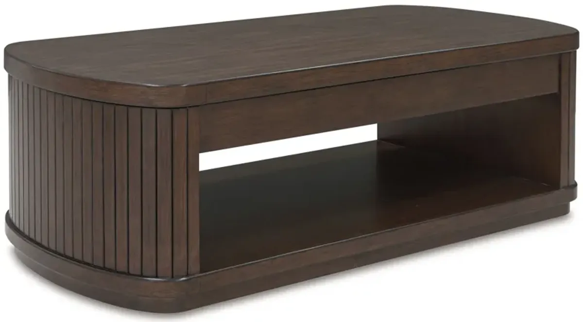 Korestone - Dark Brown - Lift Top Cocktail Table