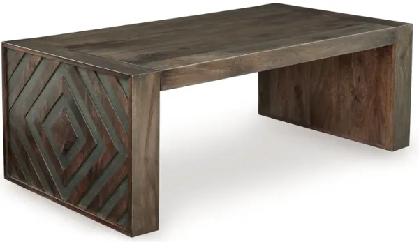 Dreggan - Rectangular Cocktail Table - Brown