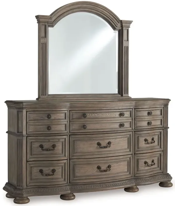 Ardenfield - Light Brown - Dresser And Mirror