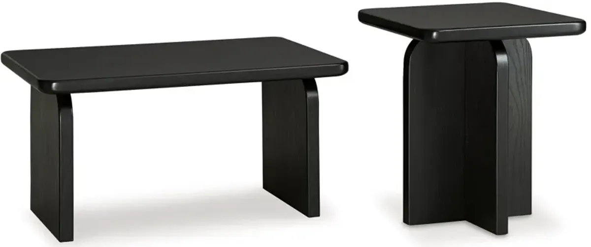 Mitchalli - Black - Occasional Table Set (Set of 2)