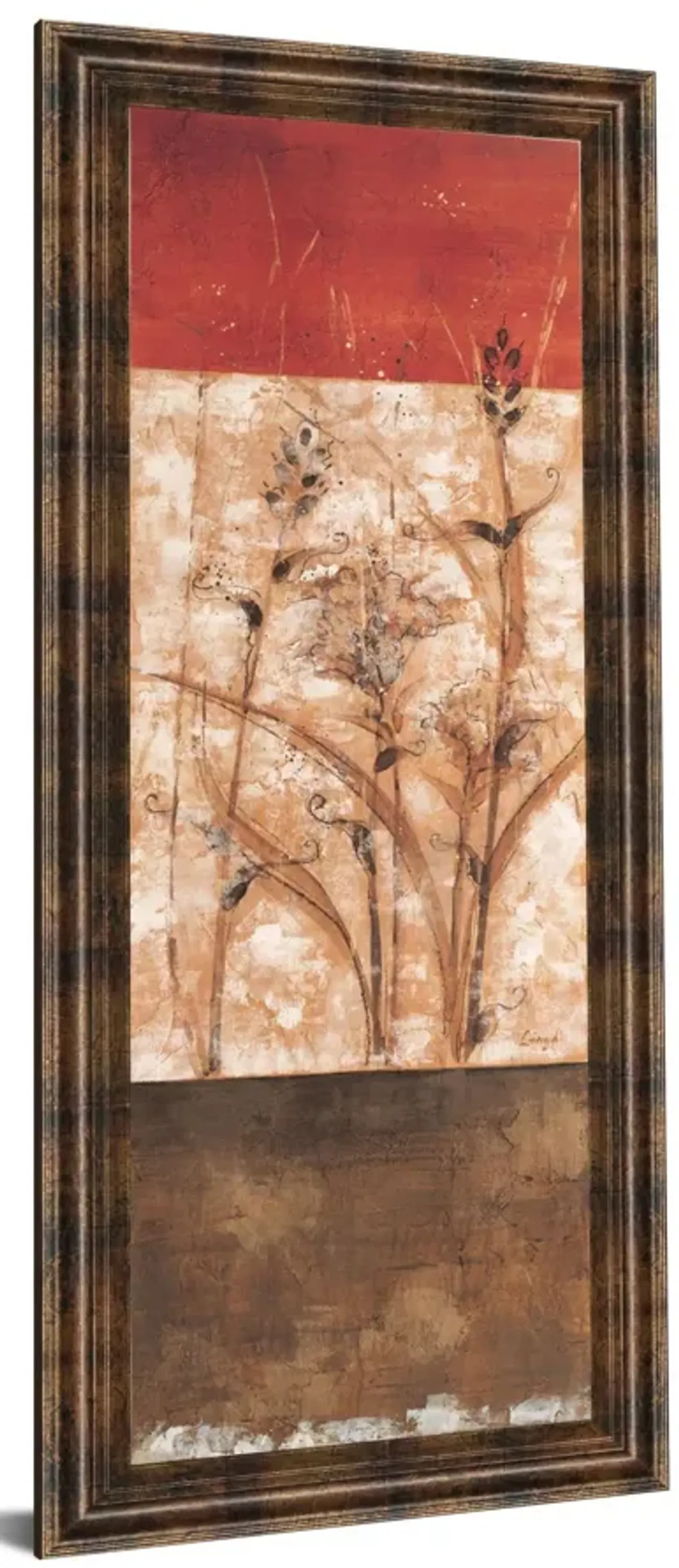 Fresco Il By Loretta Linza - Framed Print Wall Art - Beige