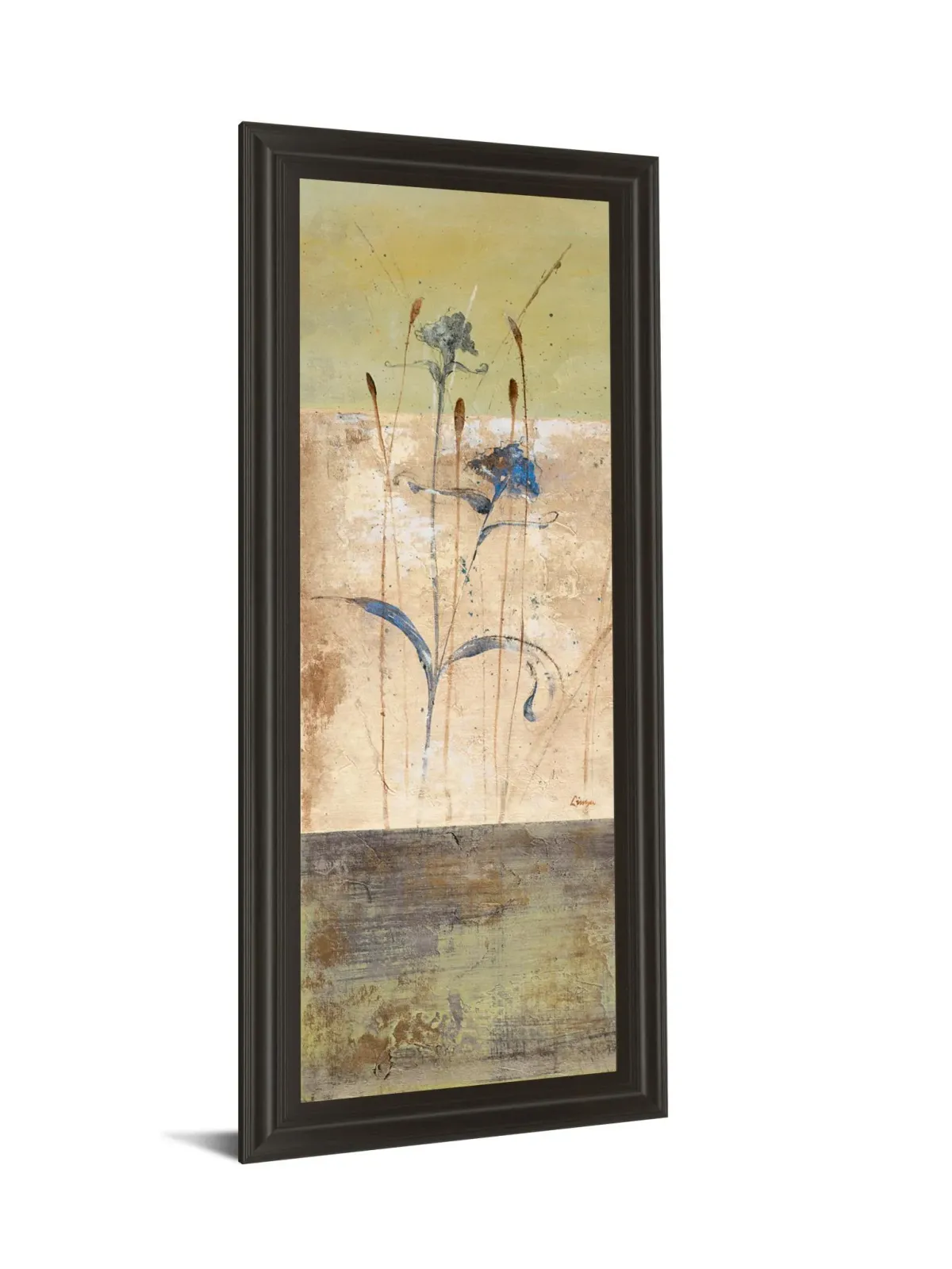 Kimono I By Loretta Linza - Framed Print Wall Art - Beige