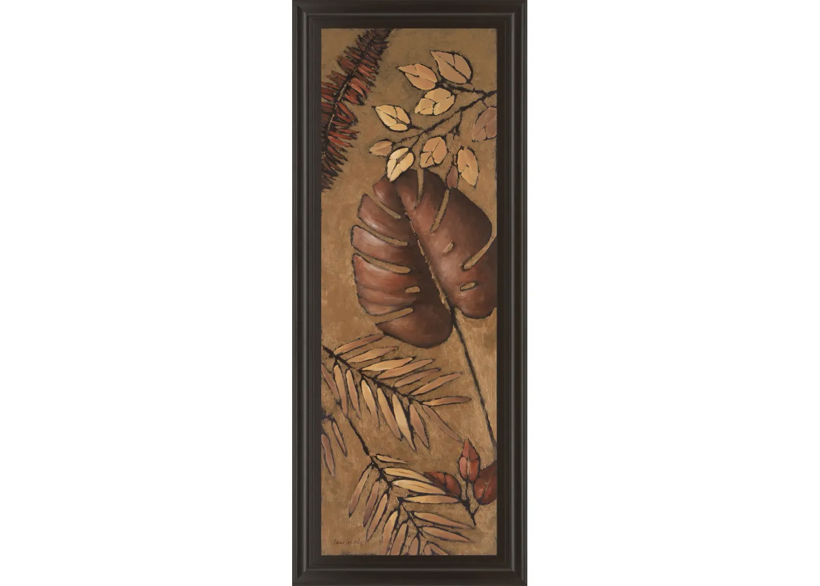 Indian Summer IV By Lanie Loreth - Framed Print Wall Art - Dark Brown