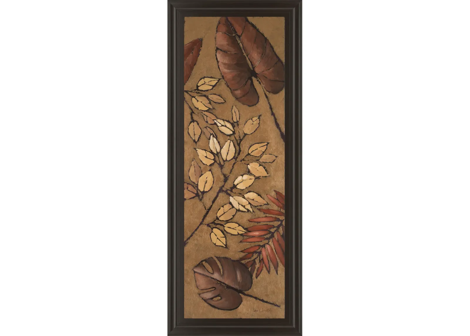 Indian Summer III By Lanie Loreth - Framed Print Wall Art - Dark Brown