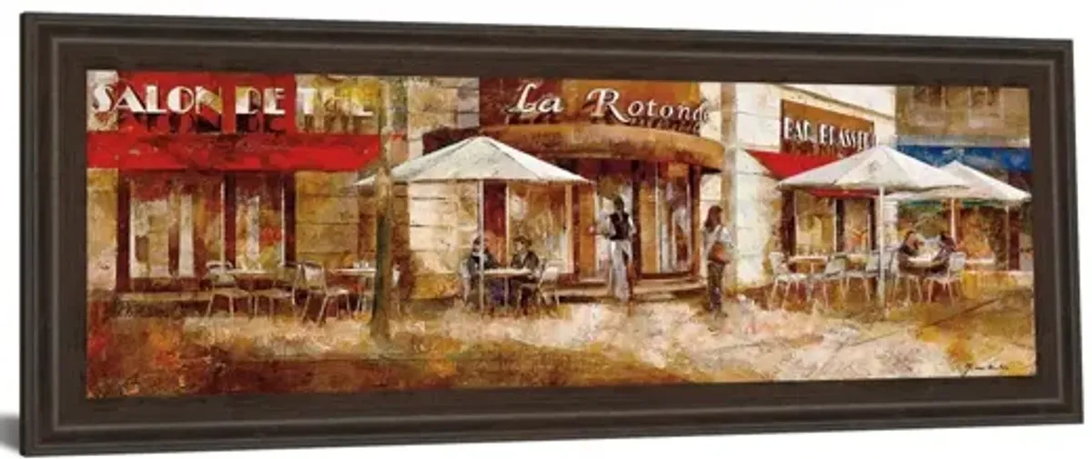 La Rolende By Noemi Martin - Framed Print Wall Art - Red