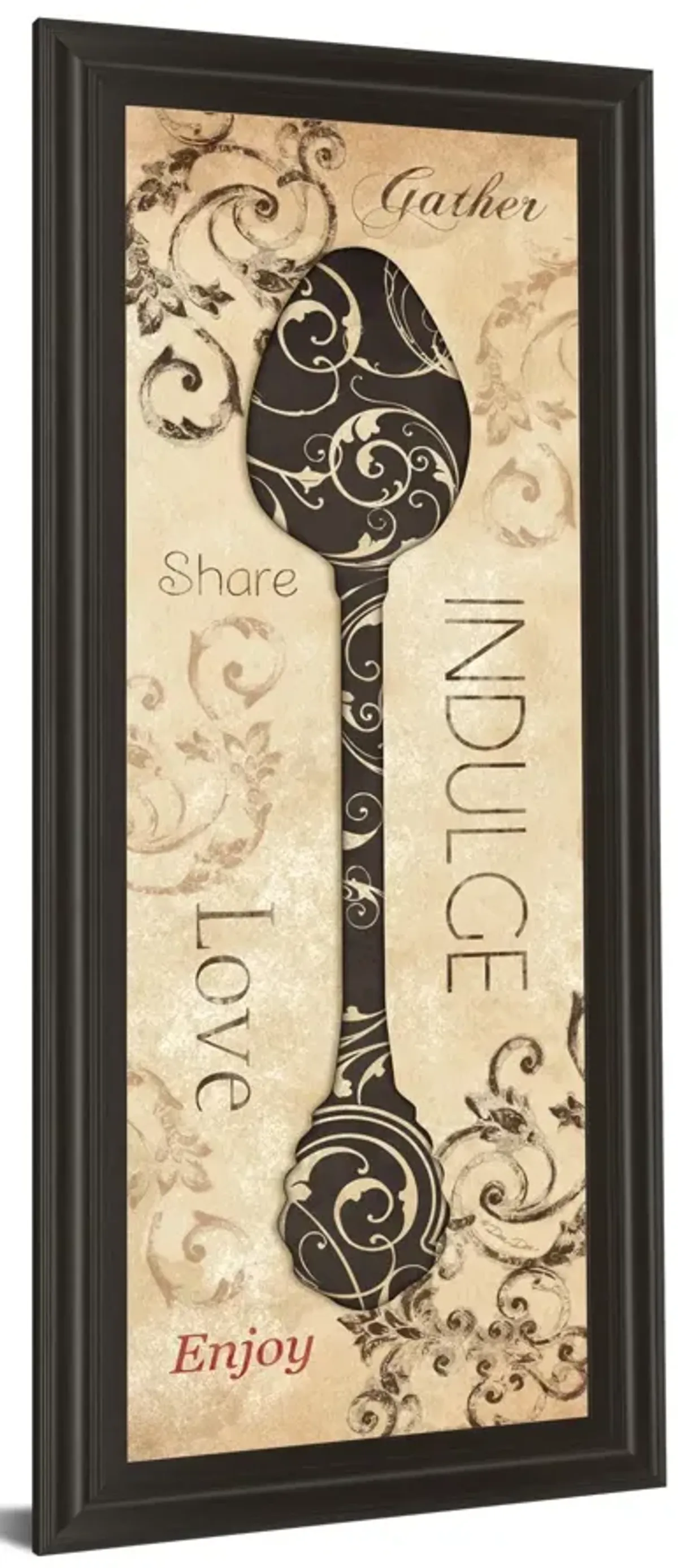 Indulge By Dee Dee - Framed Print Wall Art - Black