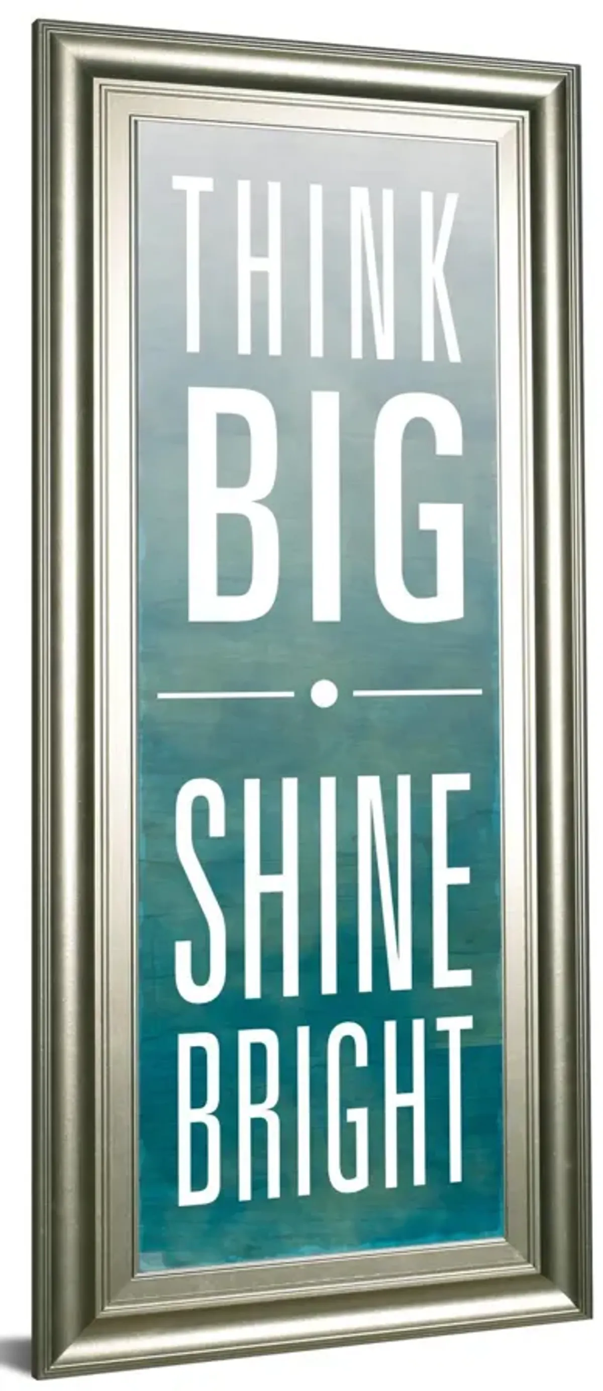 Shine By Sd Studios - Framed Print Wall Art - Blue