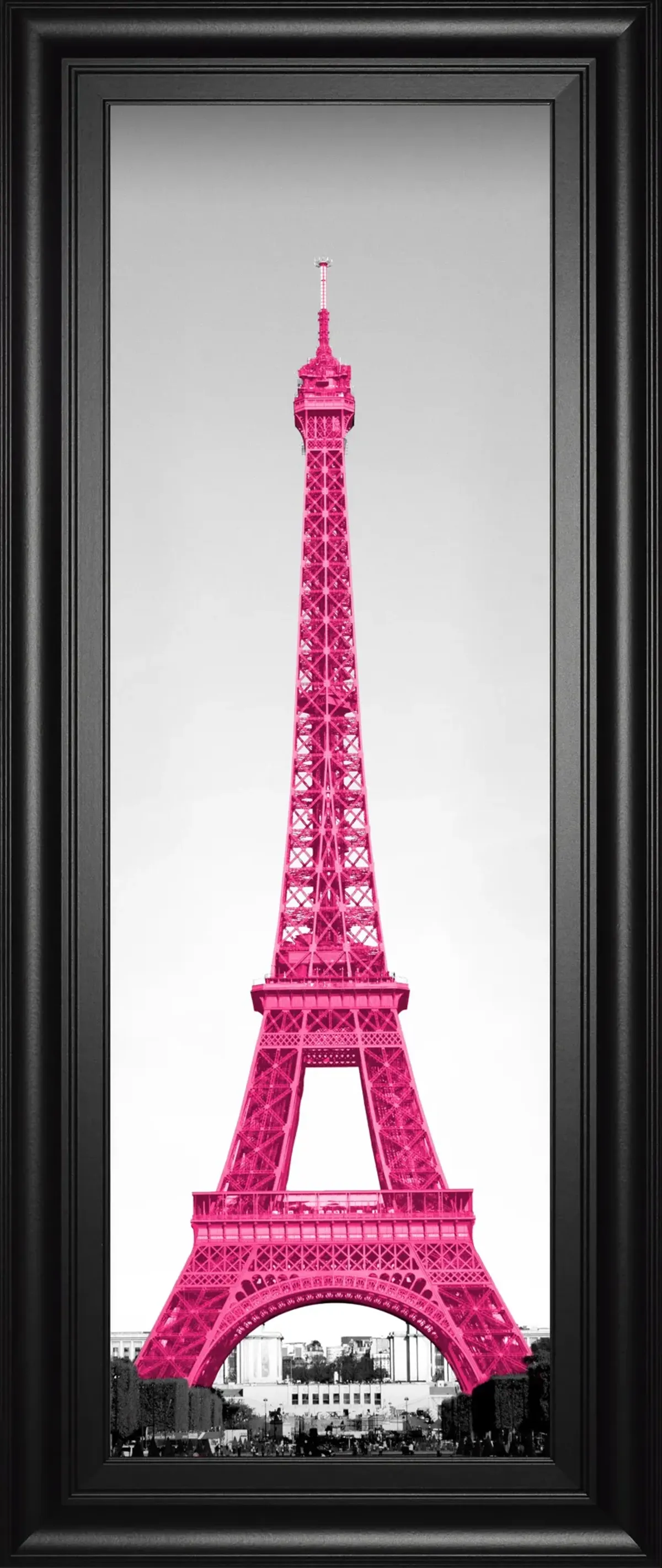 Pretty In Paris By Emily Navas - Framed Print Wall Art - Pink