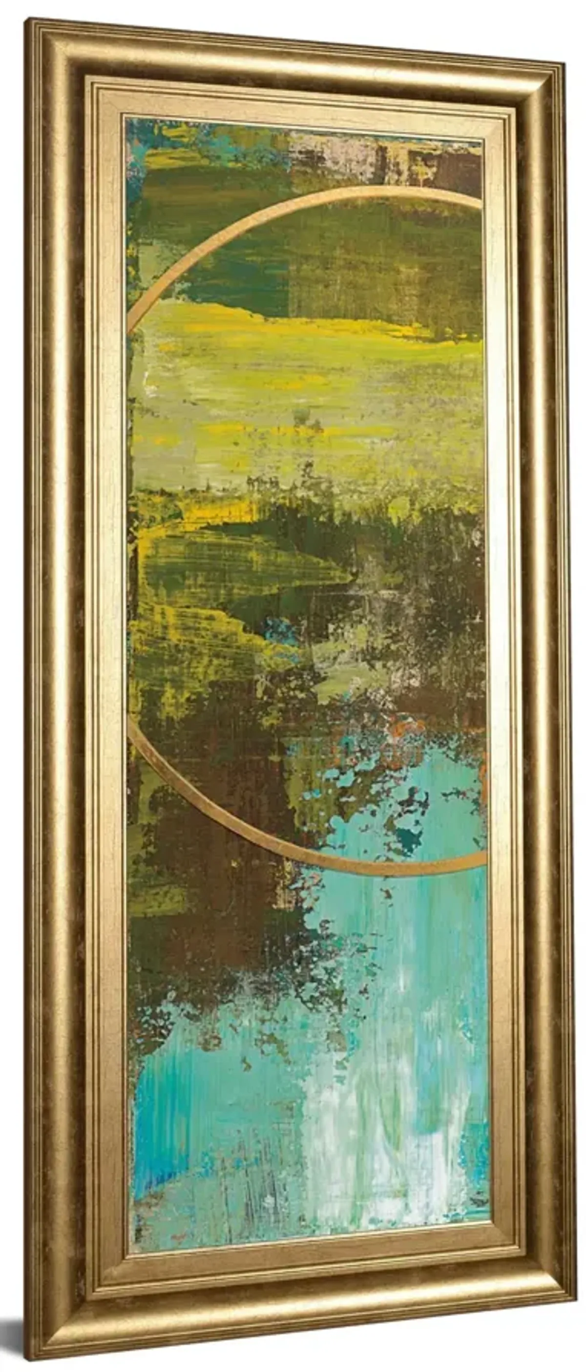 Aller Chartreuse By Patrick St Germain - Wall Art Real Glass - Green