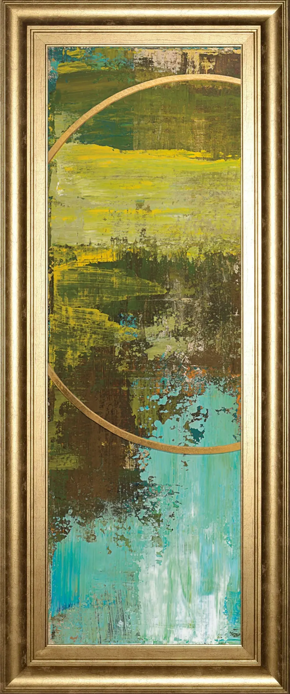 Aller Chartreuse By Patrick St Germain - Wall Art Real Glass - Green