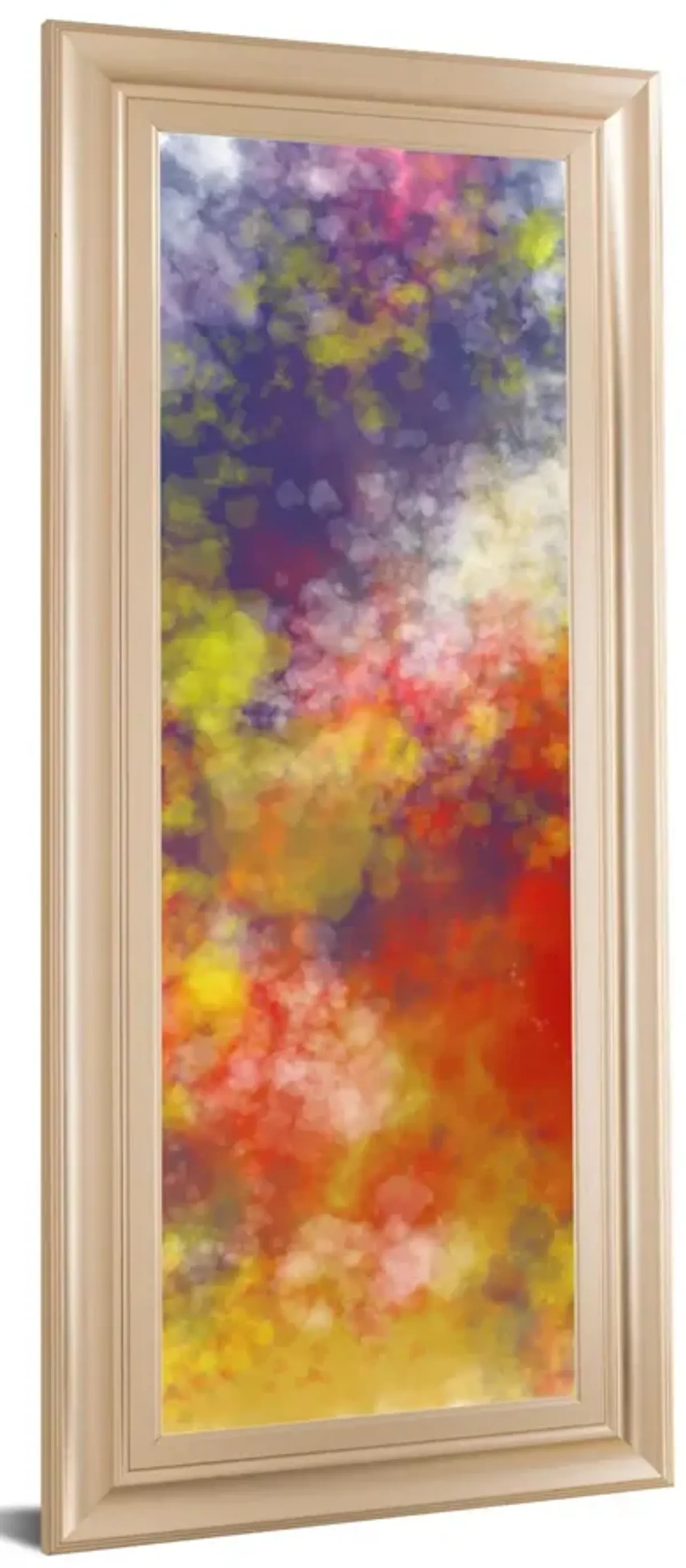 Vapor I. A By Jason Johnson - Framed Print Wall Art - Red