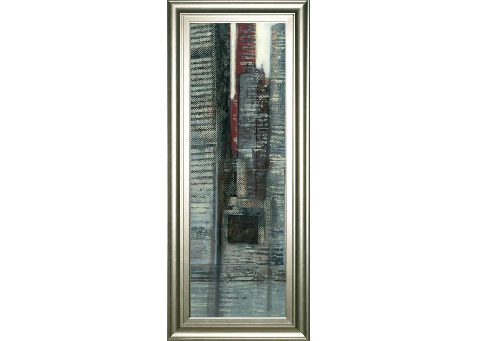 Urban Landscape VI By Norman Wyatt - Framed Print Wall Artt - Dark Gray