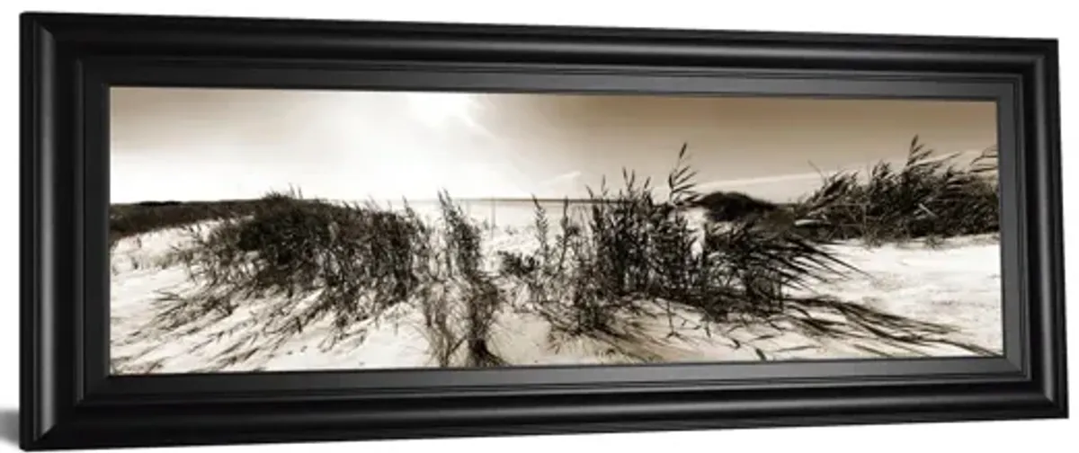 The Wind In The Dunes I By Noah Bay - Framed Print Wall Art - Gold