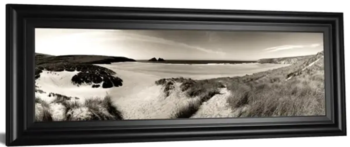 The Wind In The Dunes Il By Noah Bay - Framed Print Wall Art - Gold