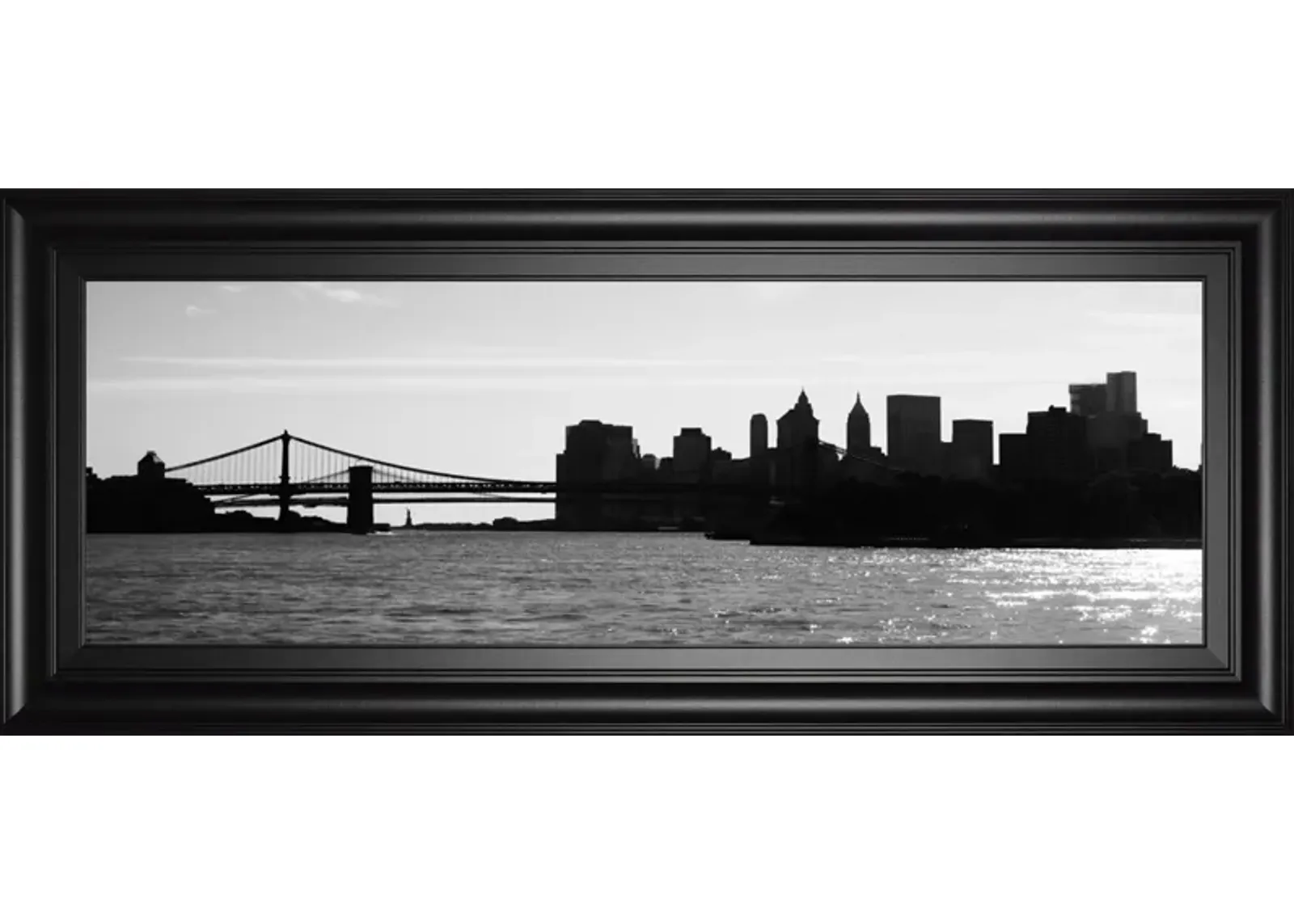 Ny Scenes I By Jeff Pica - Framed Print Wall Art - Black