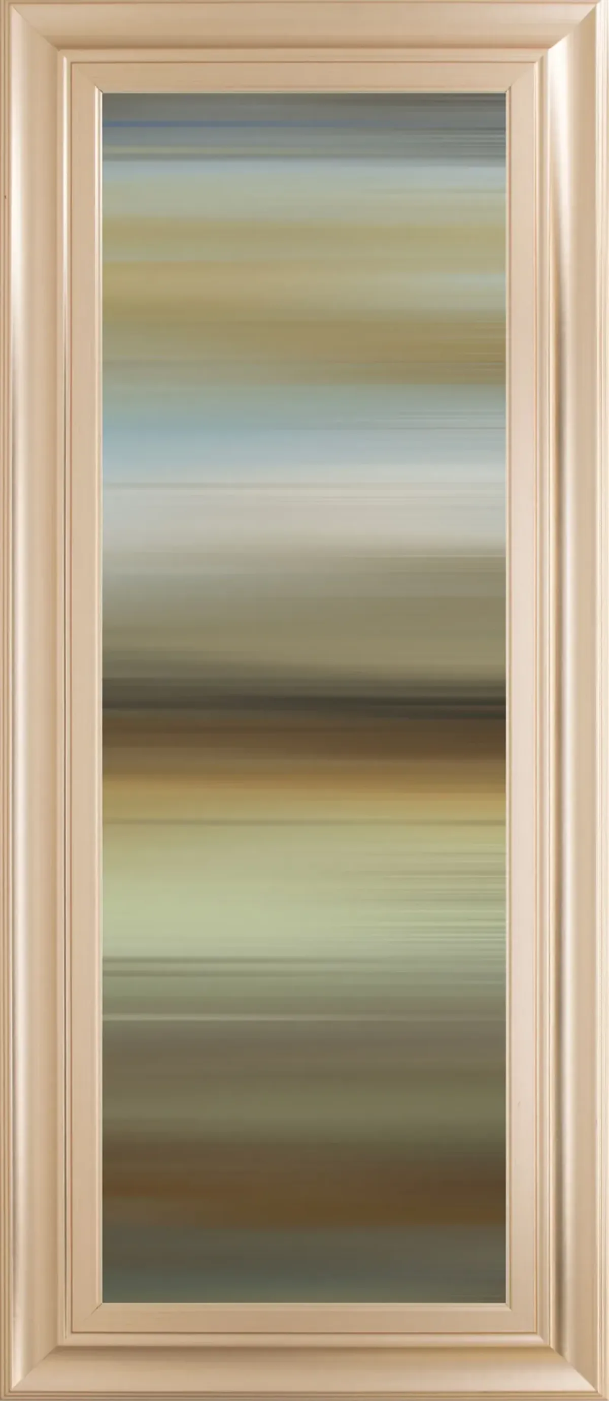 Abstract Horizon II By James Mcmaster - Framed Print Wall Art - Dark Brown