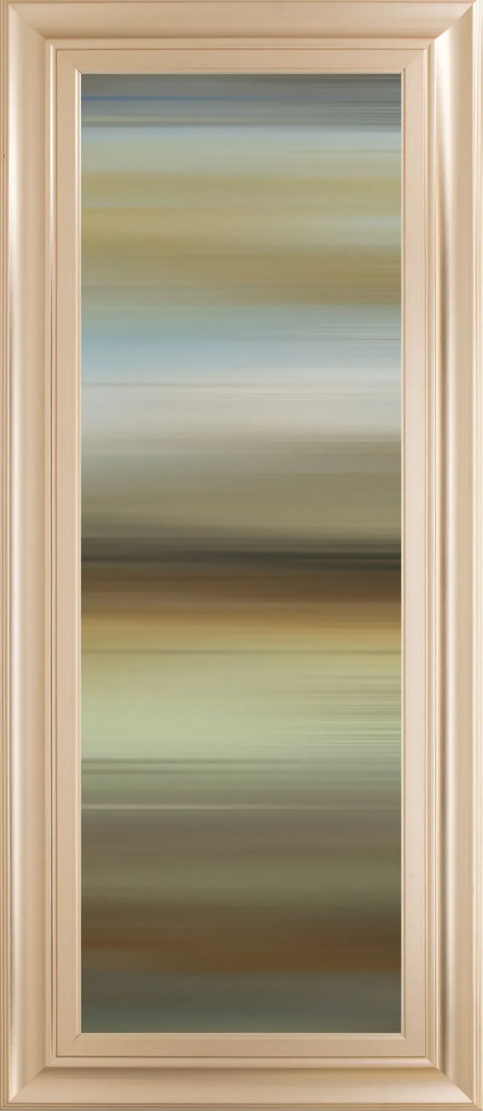 Abstract Horizon II By James Mcmaster - Framed Print Wall Art - Dark Brown