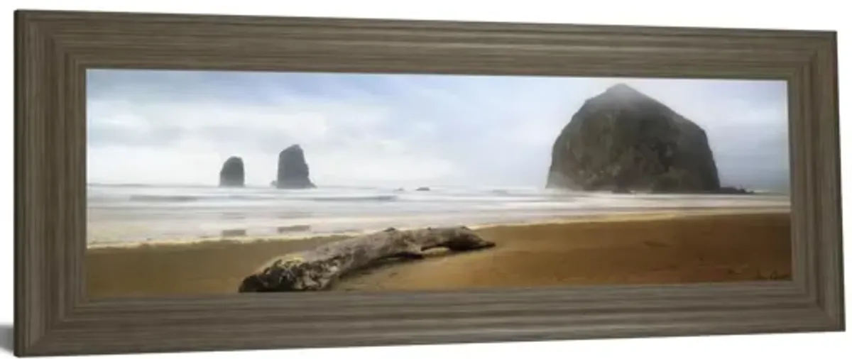 From Cannon Beach Il By David Drost - Framed Print Wall Art - Blue