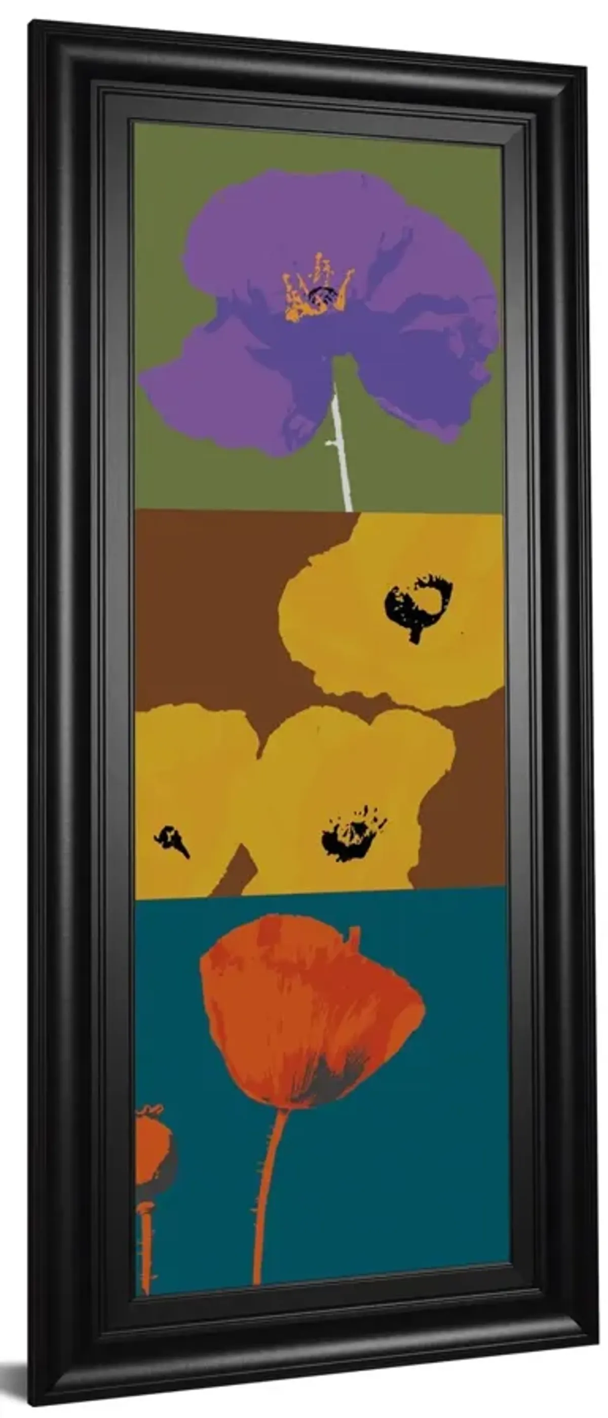 Pop Poppies By Li-legger - 18 x 42 - Blue