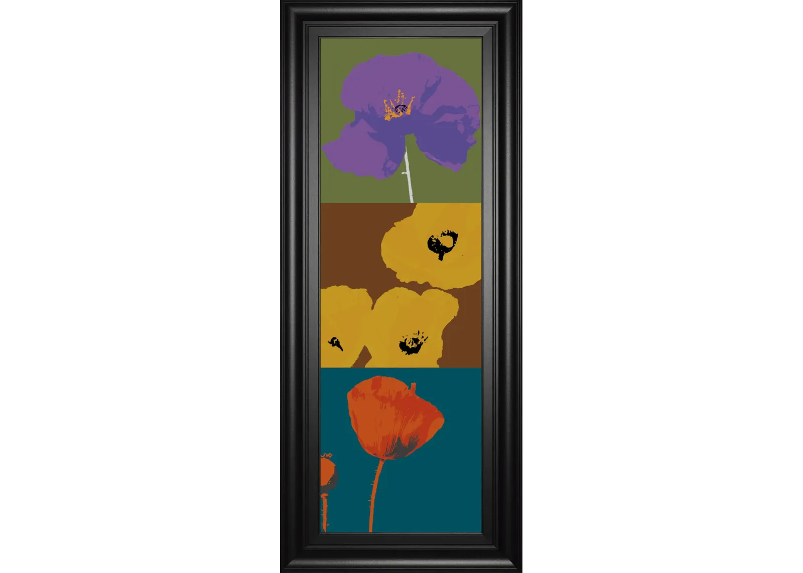 Pop Poppies By Li-legger - 18 x 42 - Blue