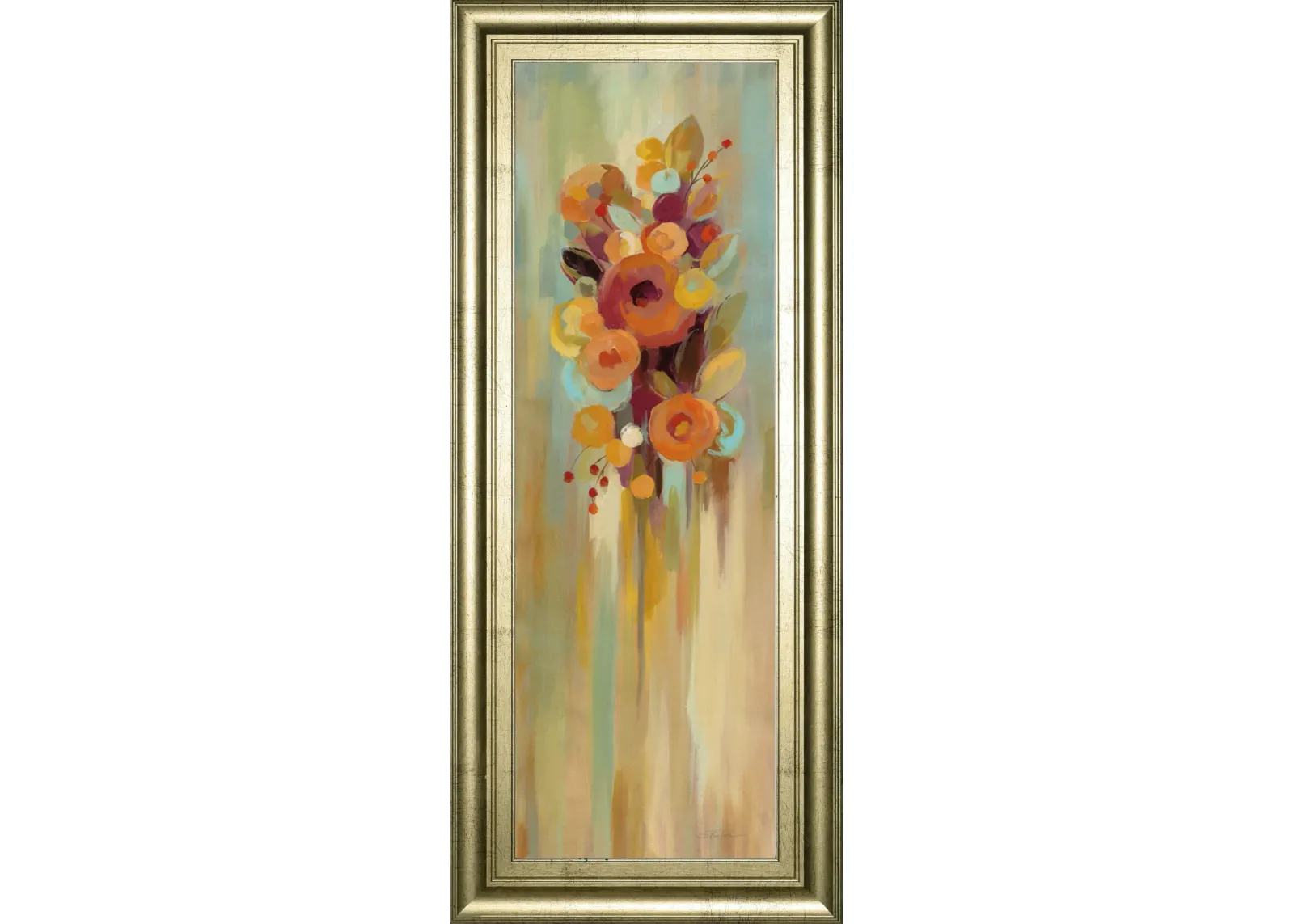 Tall Autumn Flowers I By Silvia Vassileva - Light Brown