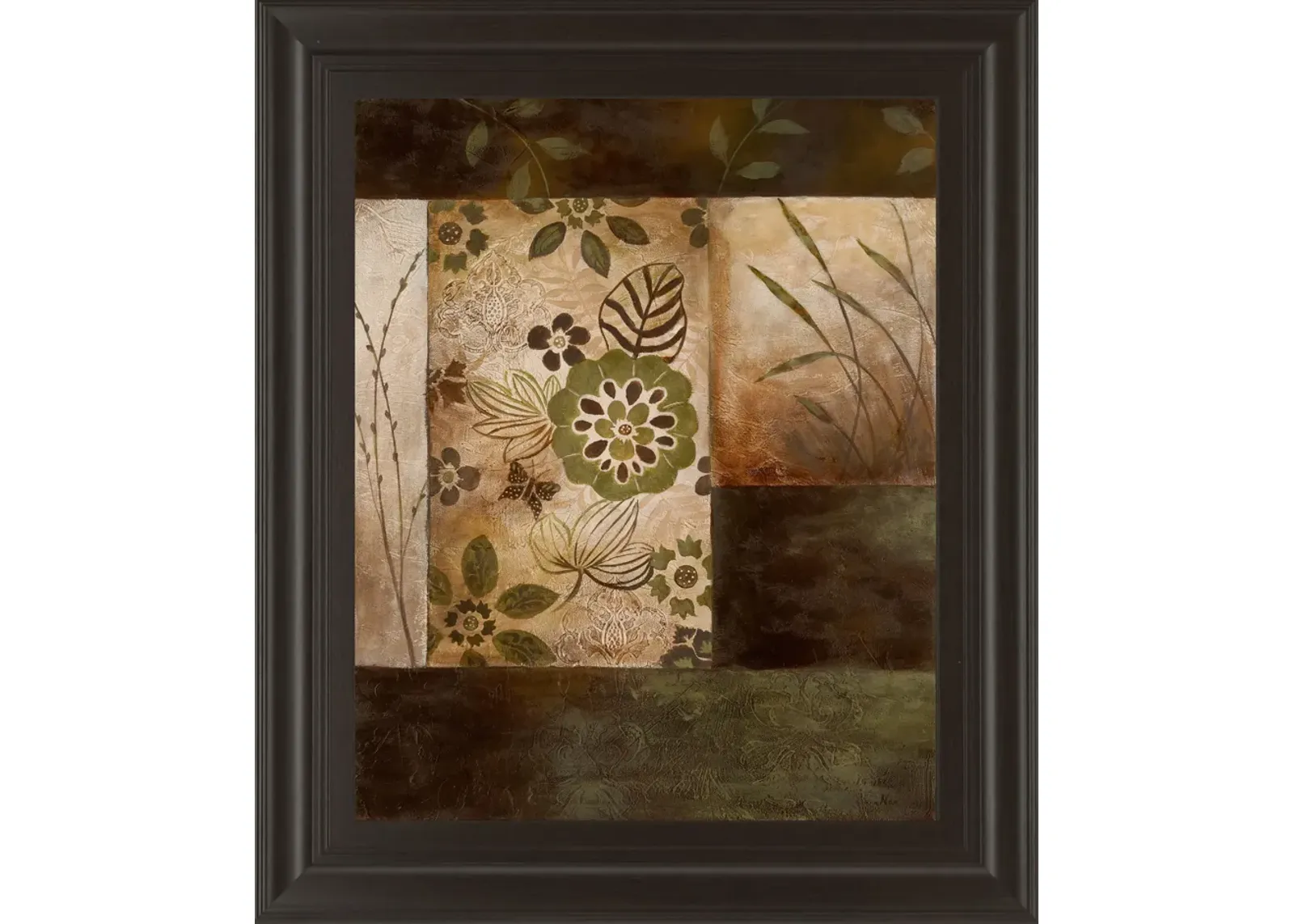 Evening Forest I By Nan - Framed Print Wall Art - Green