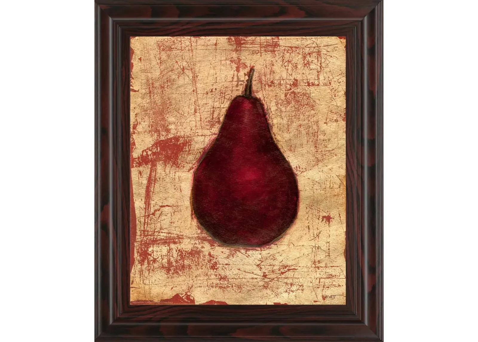 Crimson Pear By Norman Wyatt, Jr. - Red