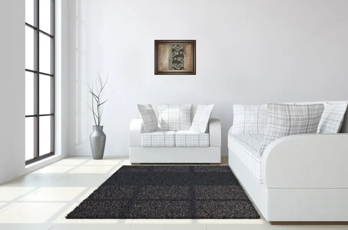 Maze Il By Susan Osbourne Framed Print Wall Art - Beige