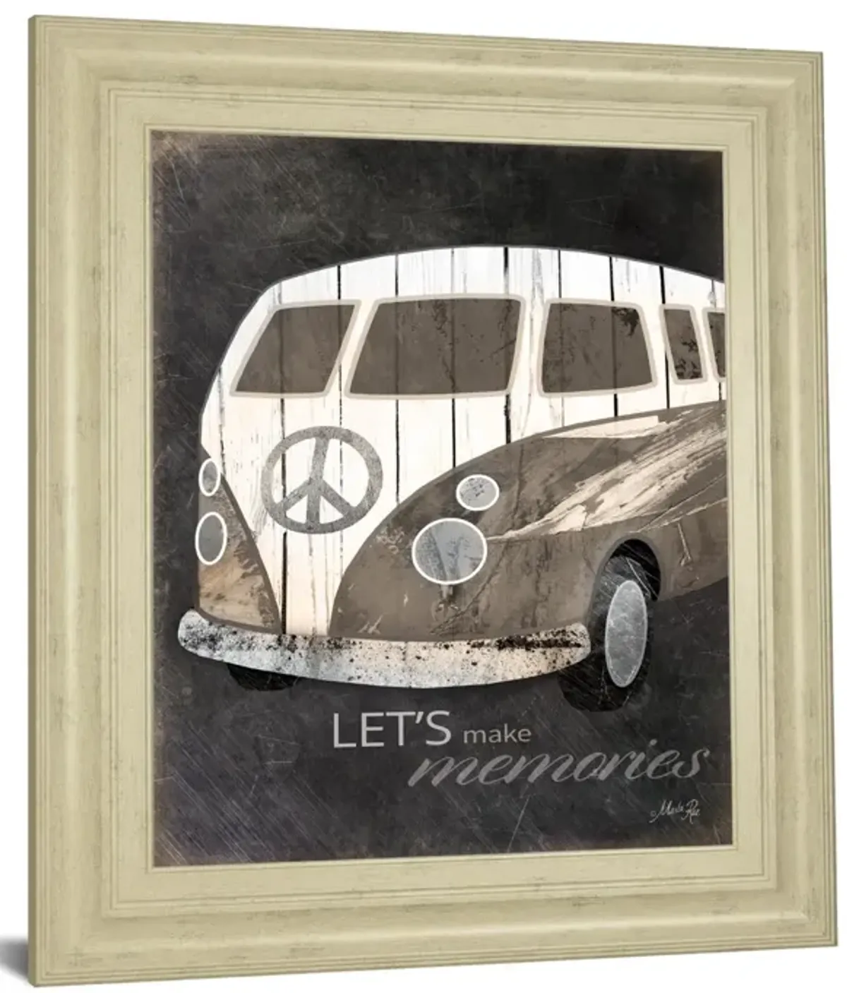 Let's Make Memories By Marla Rae - Framed Print Wall Art - Dark Gray