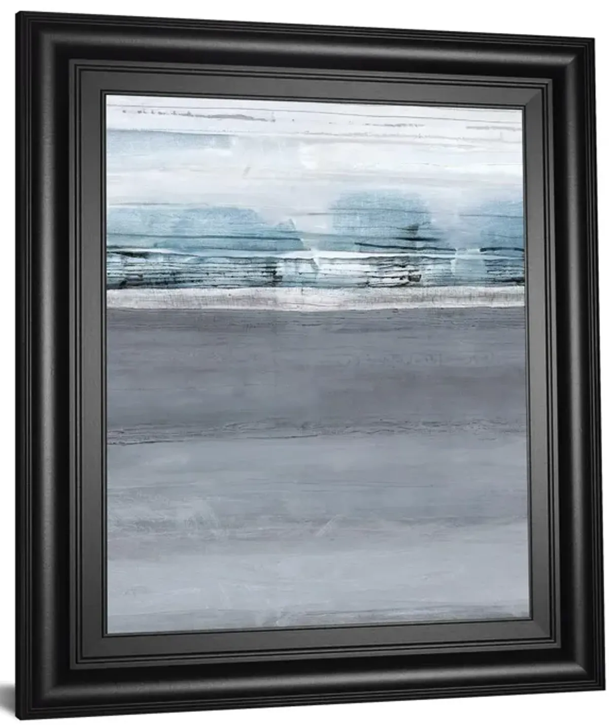 Snowy Tracks By Sims - Framed Print Wall Art - Dark Gray