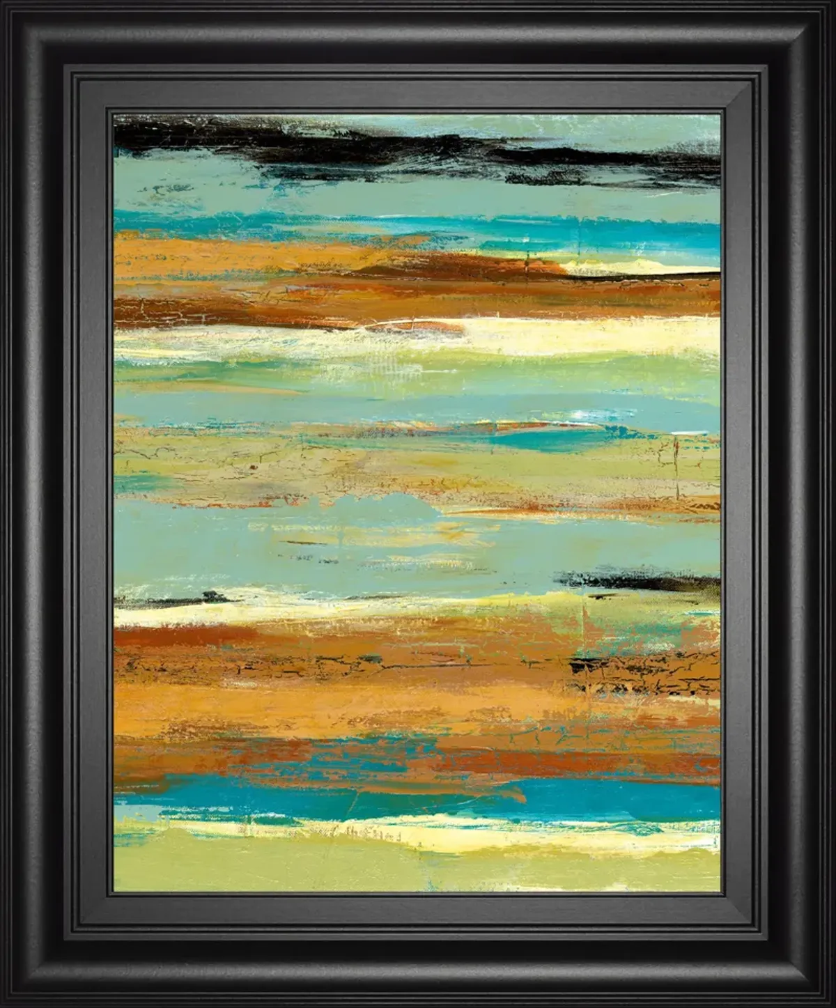 Terra Firma I By Maria Donovan - Framed Print Wall Art - Gold