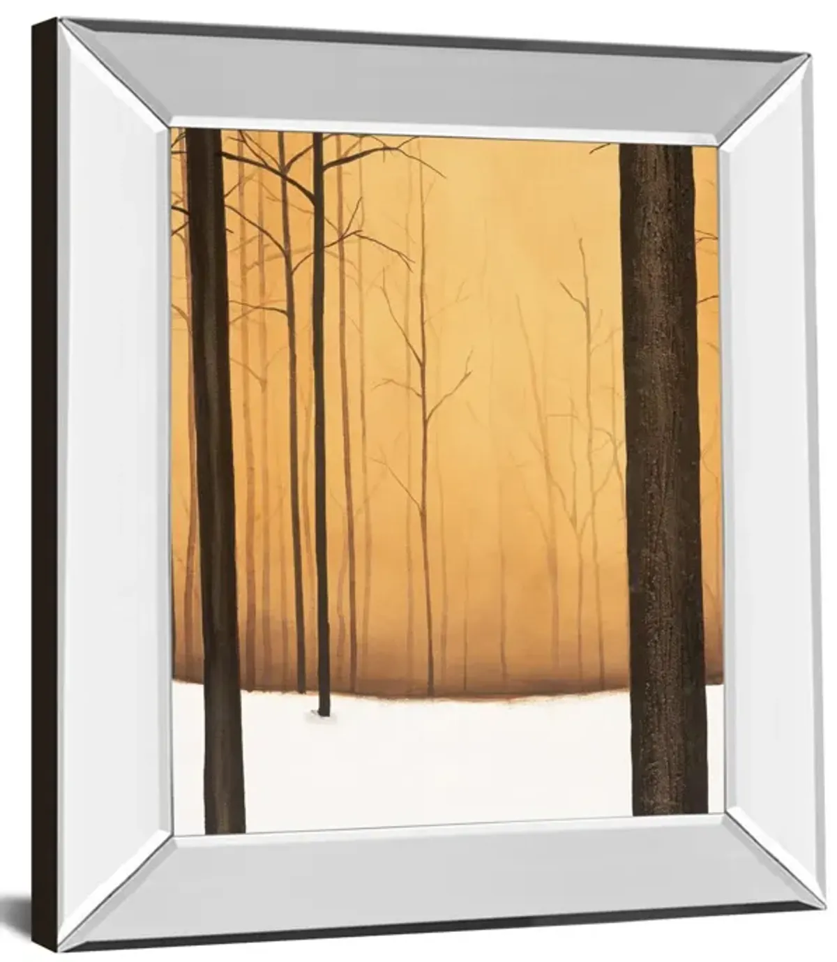 Golden Twilight By St. Germain - Mirror Framed Print Wall Art - Orange