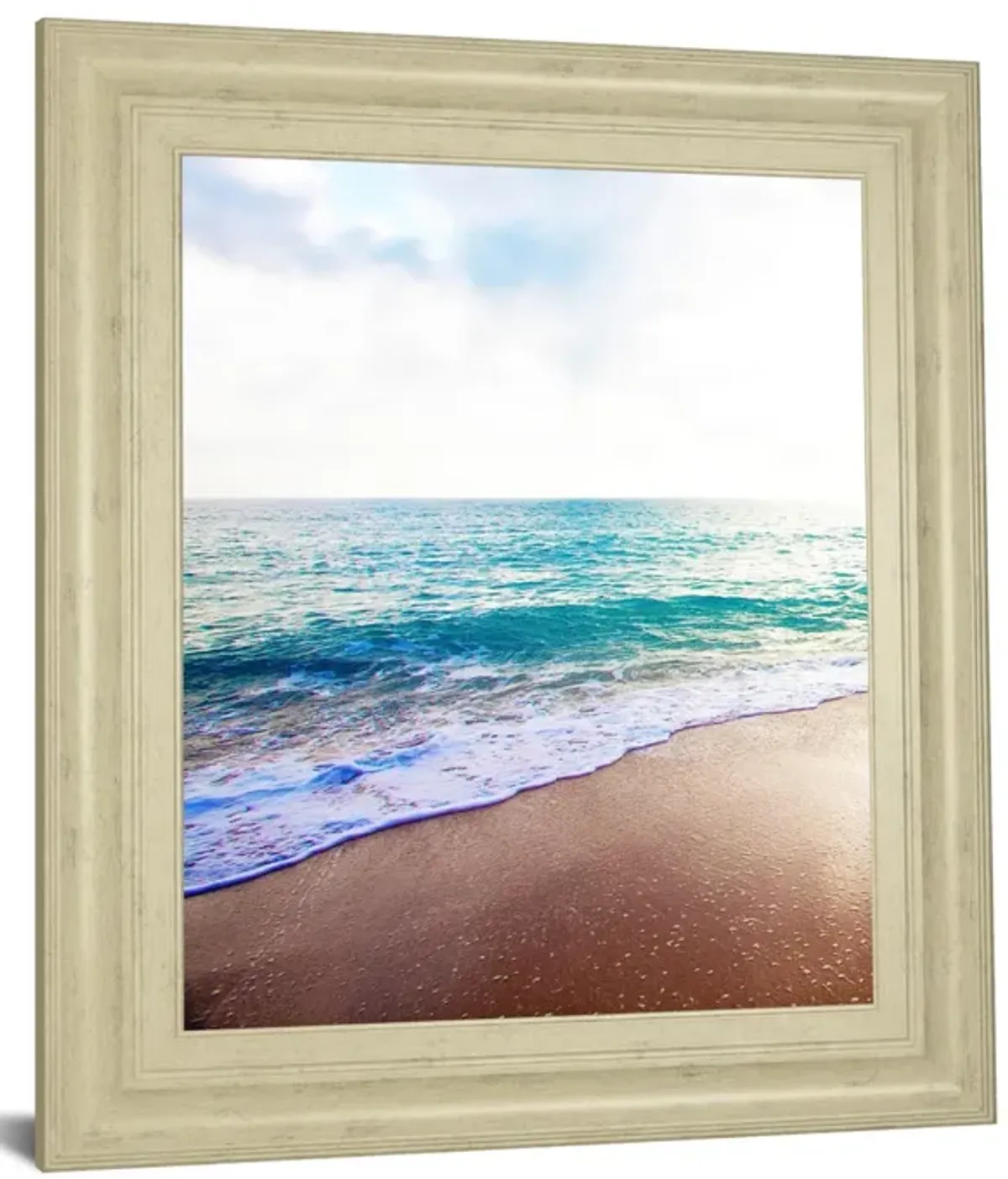 Golden Sands Il By Susan Bryant - Framed Print Wall Art - Blue