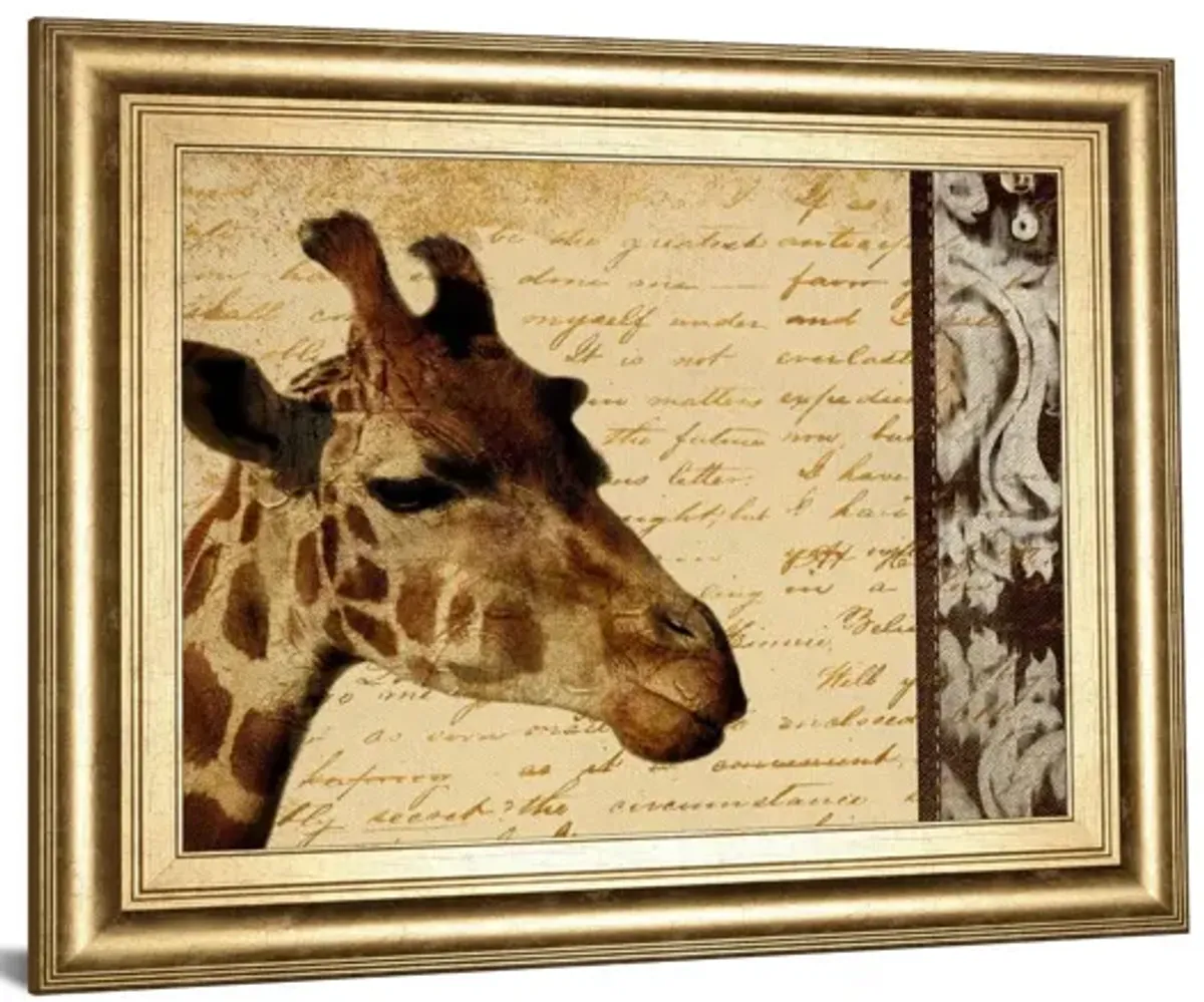 Madagascar Safari I By Patricia Pinto - Framed Print Wall Art - Beige