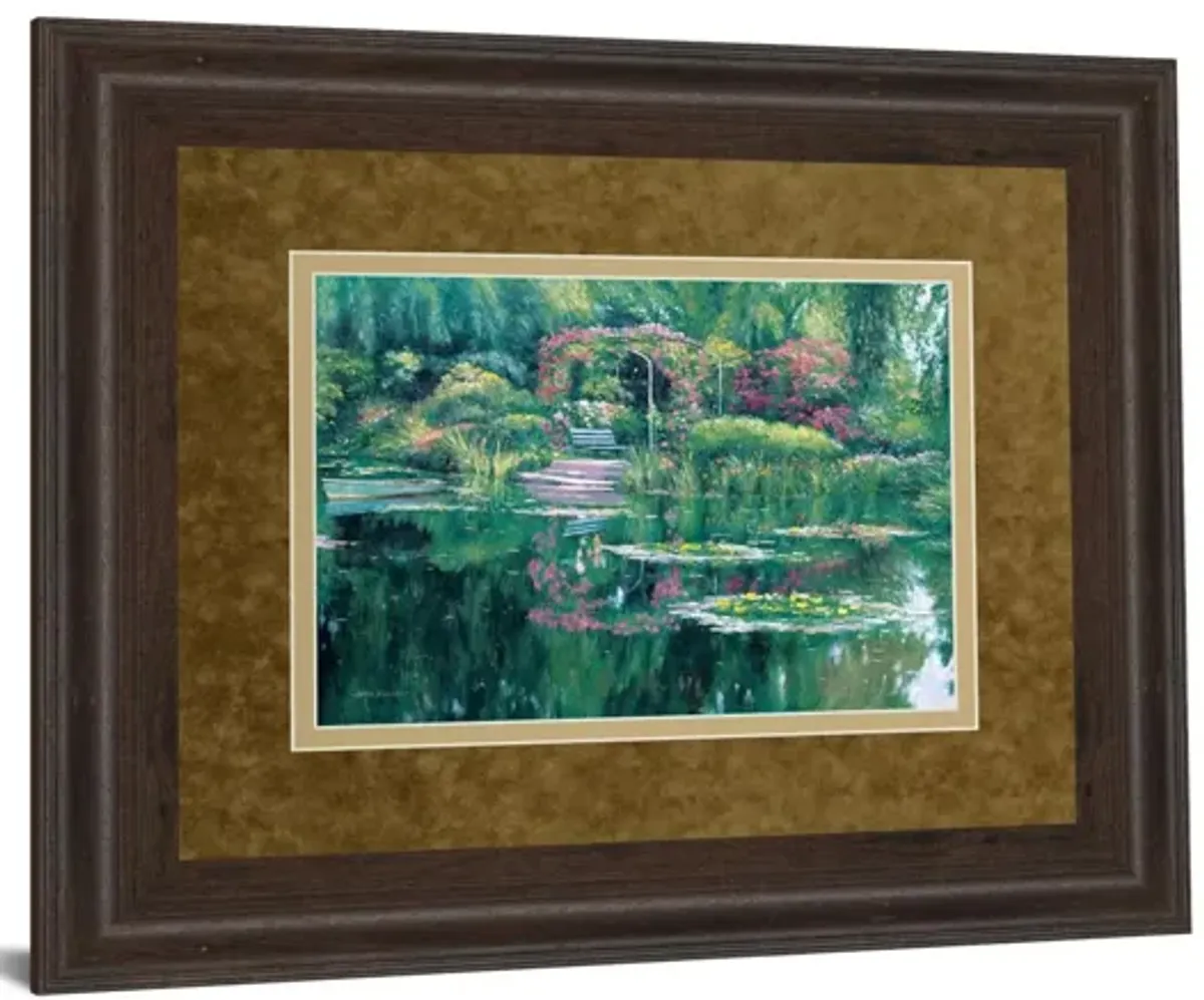 Swamp Scene - Framed Print Wall Art - Green