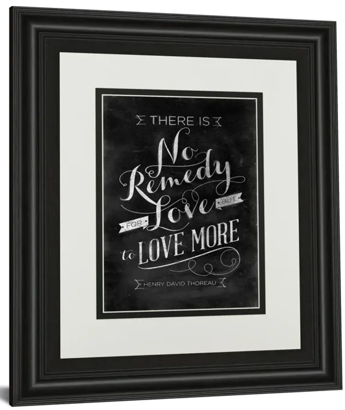 No Remedy By Sd Graphic - Framed Print Wall Art - Black