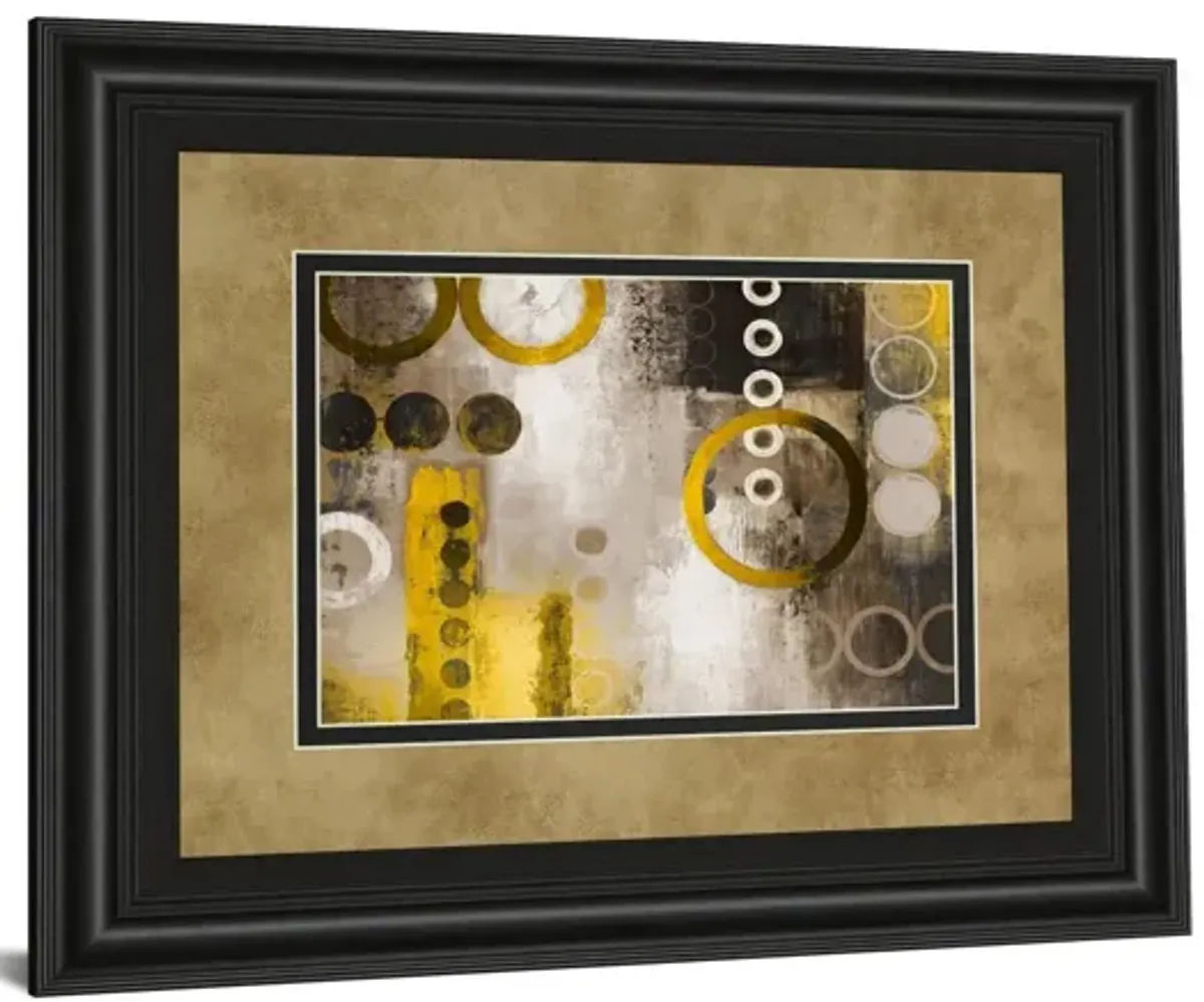 Yellow Liberated By Michael Marcon - Framed Print Wall Art - Gold