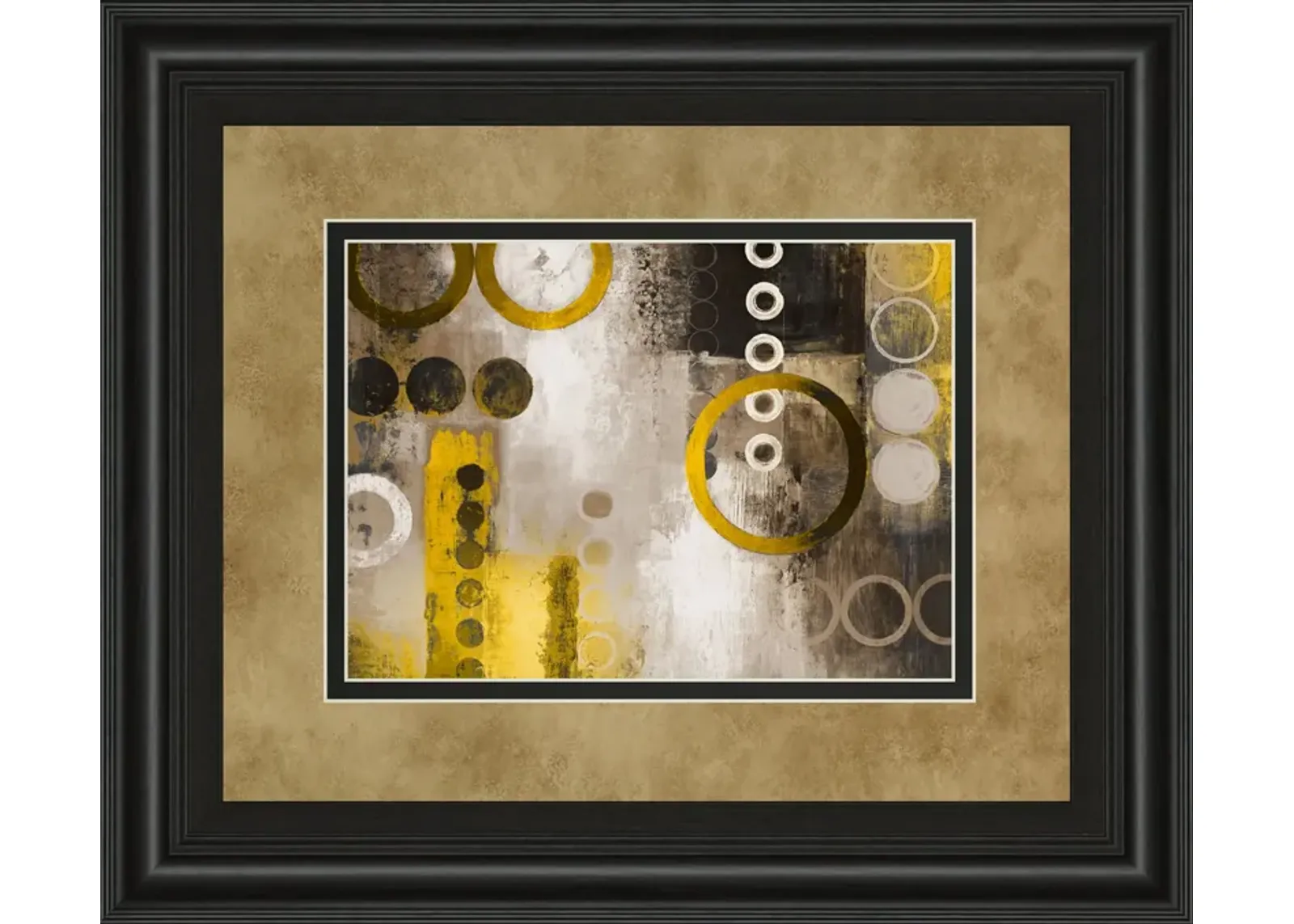 Yellow Liberated By Michael Marcon - Framed Print Wall Art - Gold