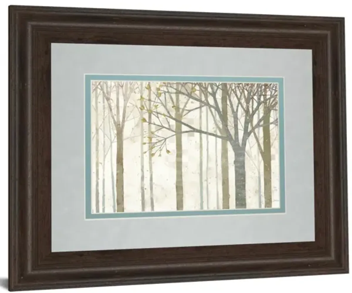 In Springtime No Border By Katherine Lowell - Framed Print Wall Art - White