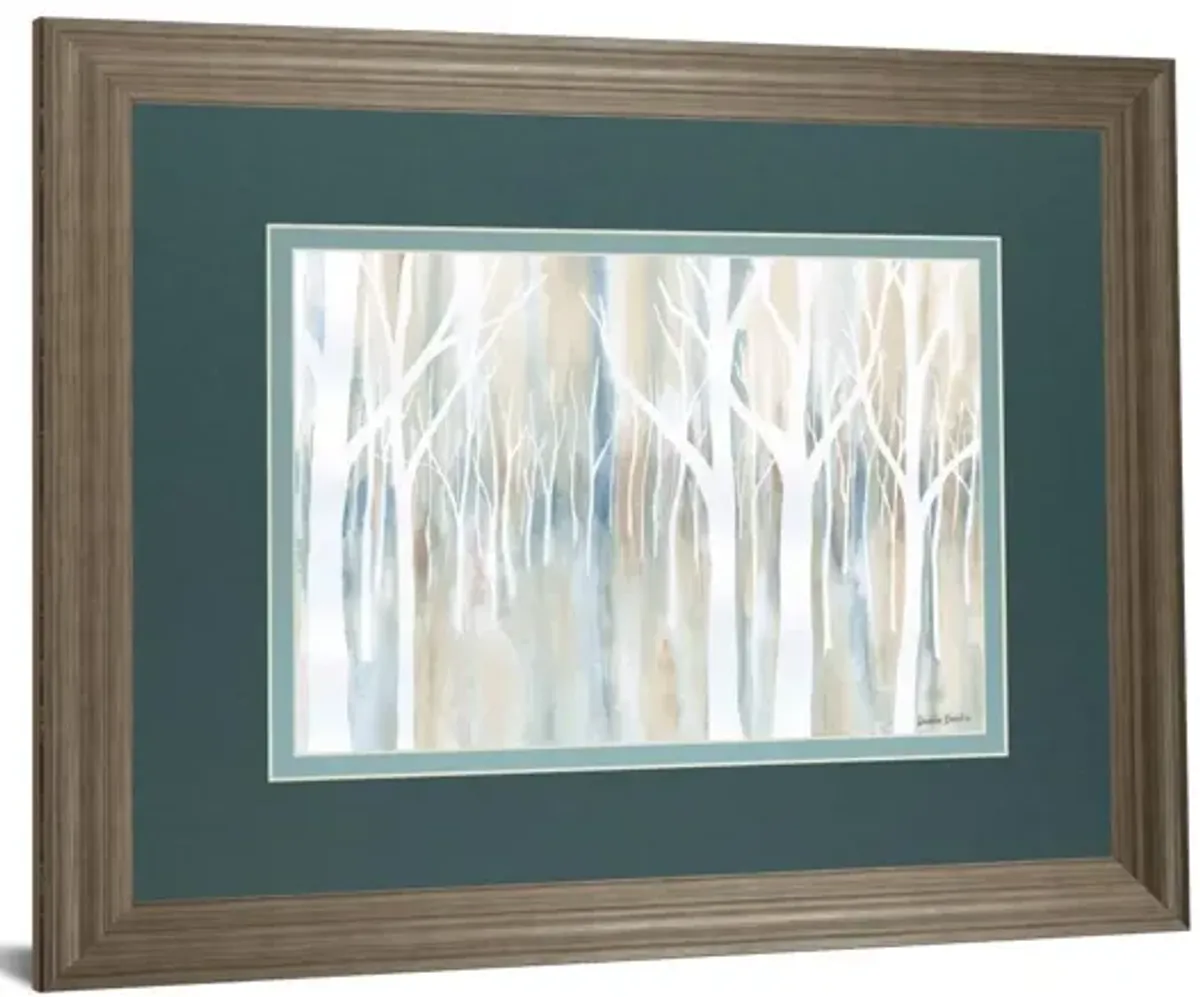 Mystical Woods By Debbie Banks - Framed Print Wall Art - White