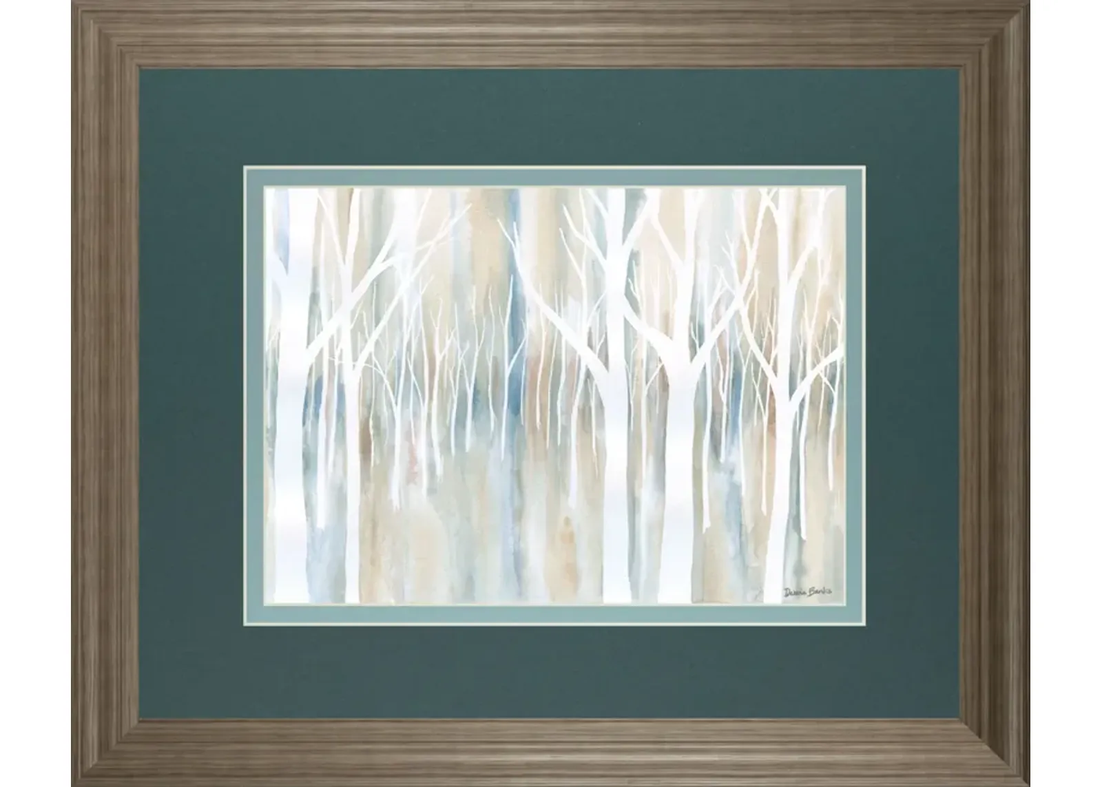 Mystical Woods By Debbie Banks - Framed Print Wall Art - White