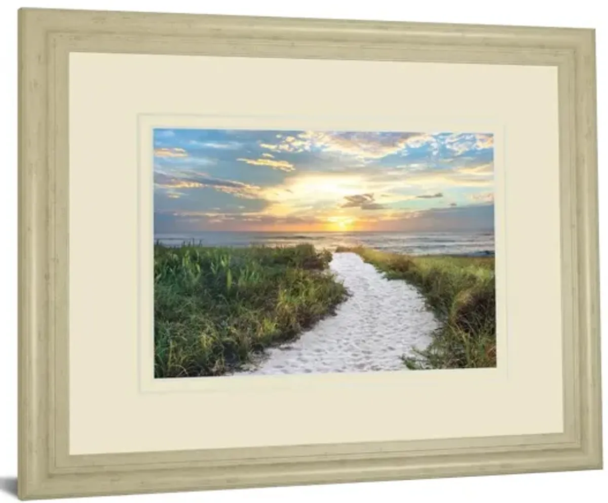 Morning Trail By Celebrate Life Gallery - Framed Print Wall Art - Green