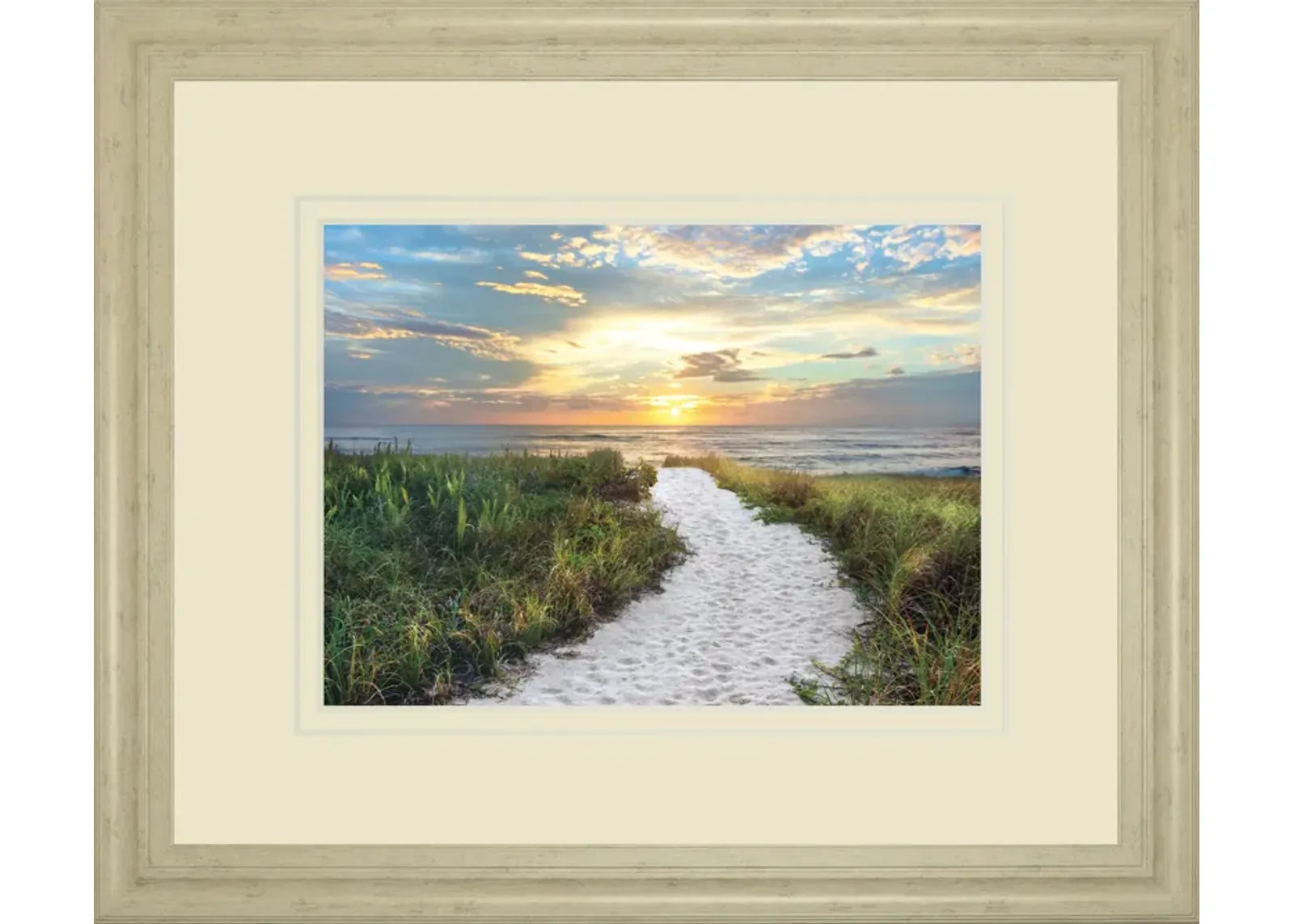 Morning Trail By Celebrate Life Gallery - Framed Print Wall Art - Green