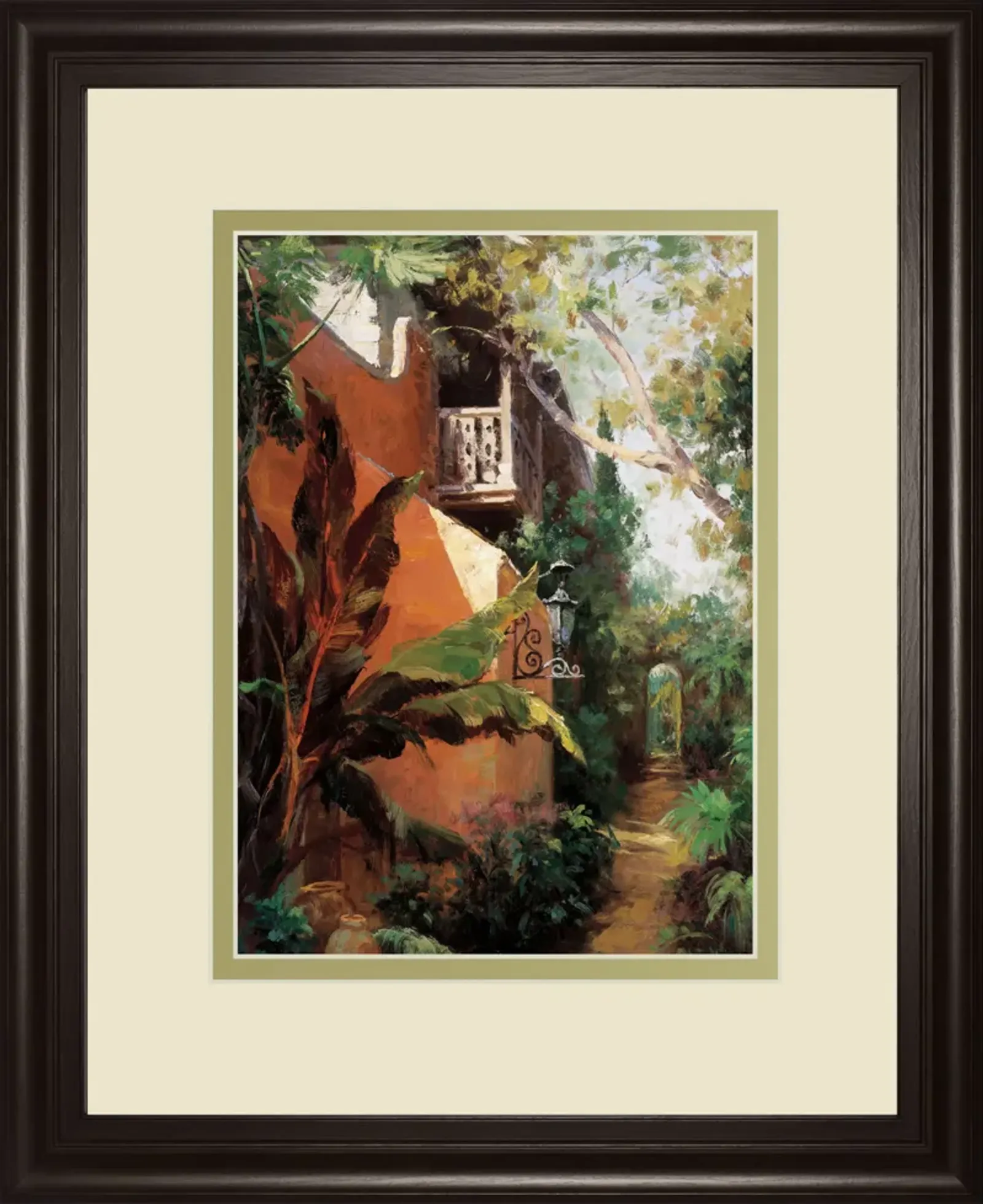 Carmino Hermoso By Hali - Framed Print Wall Art - Green