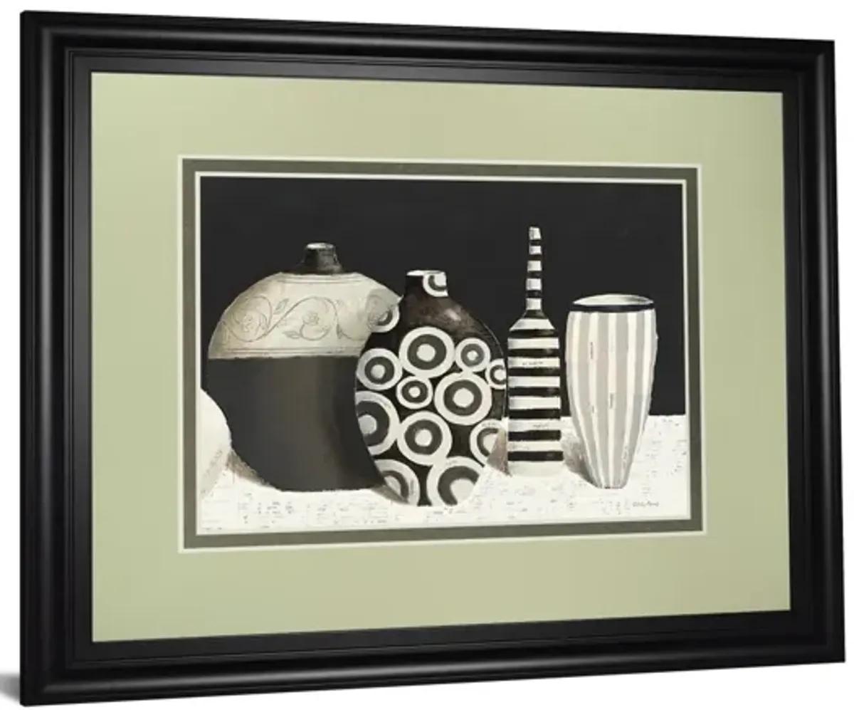 Object D 'art By Emily Adams - Framed Print Wall Art - Black