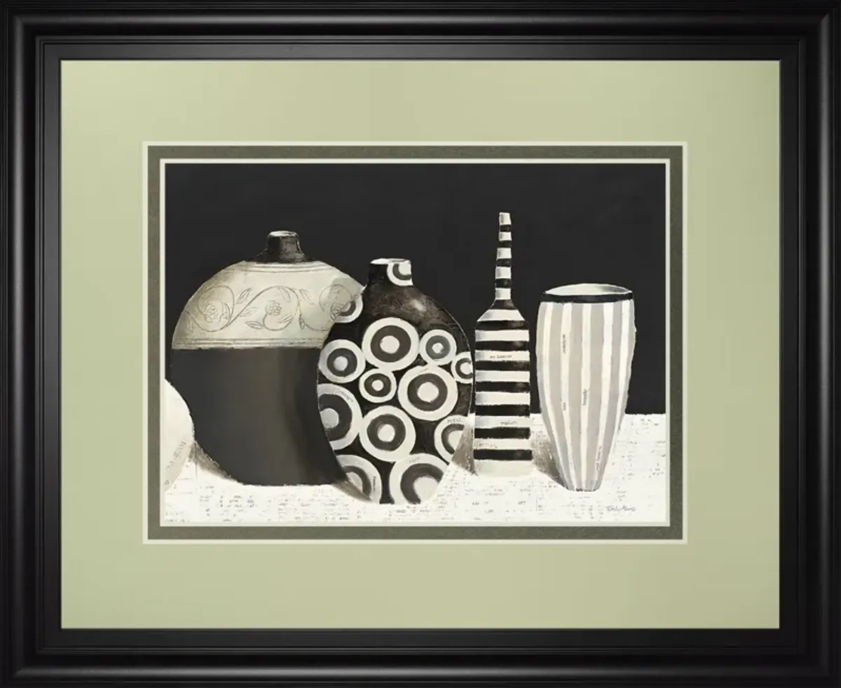 Object D 'art By Emily Adams - Framed Print Wall Art - Black