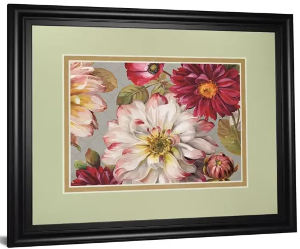 Classically By Lisa Audit - Framed Print Wall Art - Red