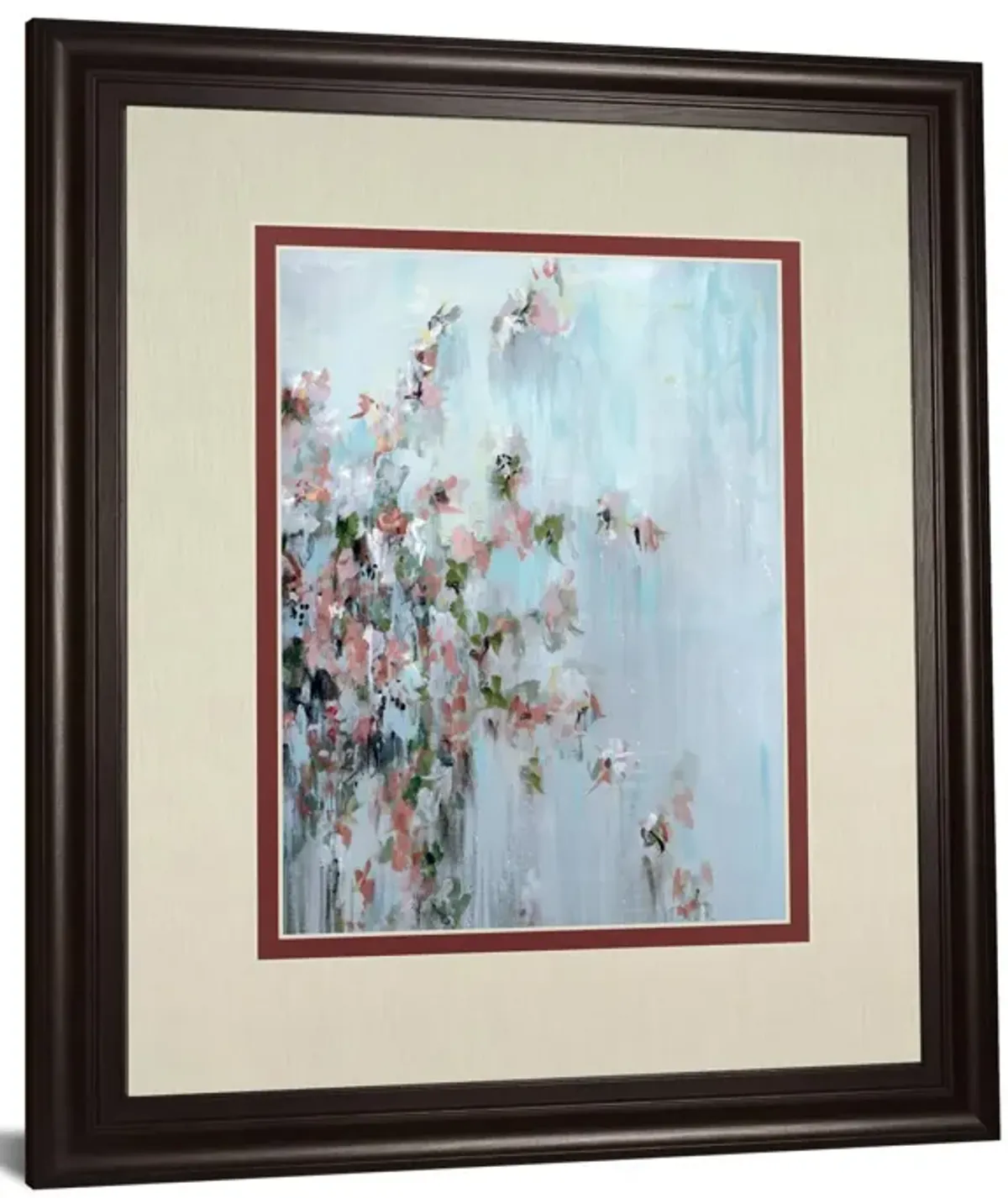 Wilting Away By Macy Cole - Framed Print Wall Art - Blue